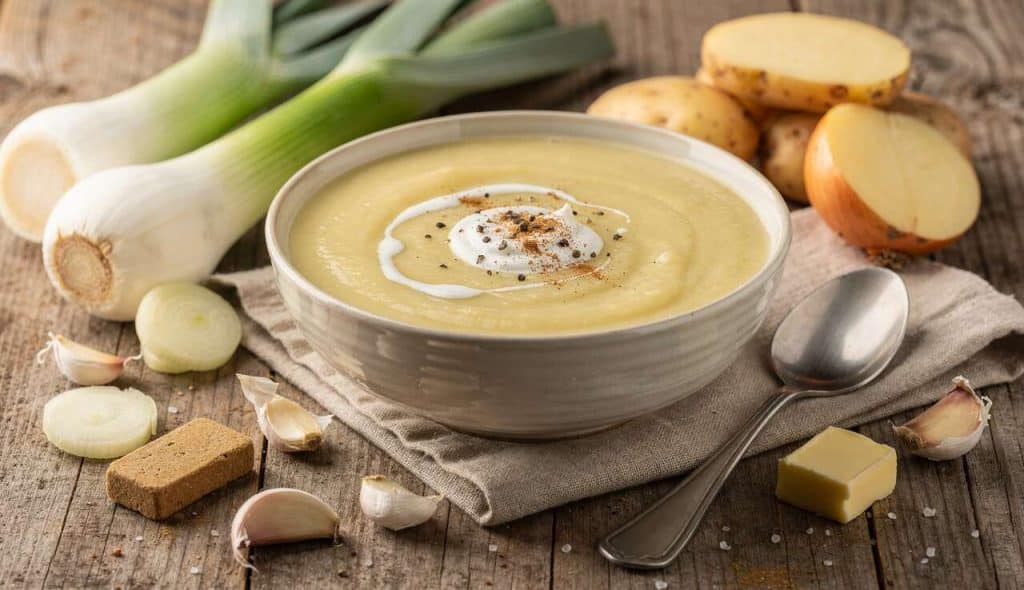 Recette anti-gaspi : soupe poireaux pommes de terre