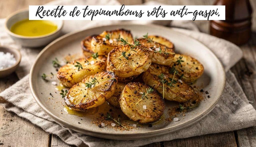 Recette de topinambours rôtis anti-gaspi