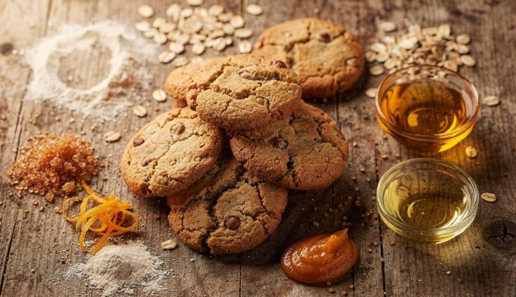 Recette de Biscuits au Sarrasin, kaki et Orange Anti-gaspillage