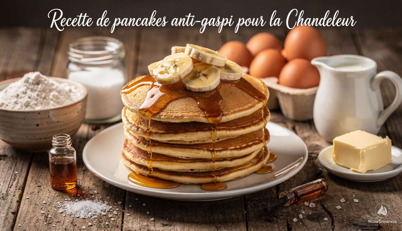 Recette de pancakes anti-gaspi pour la Chandeleur