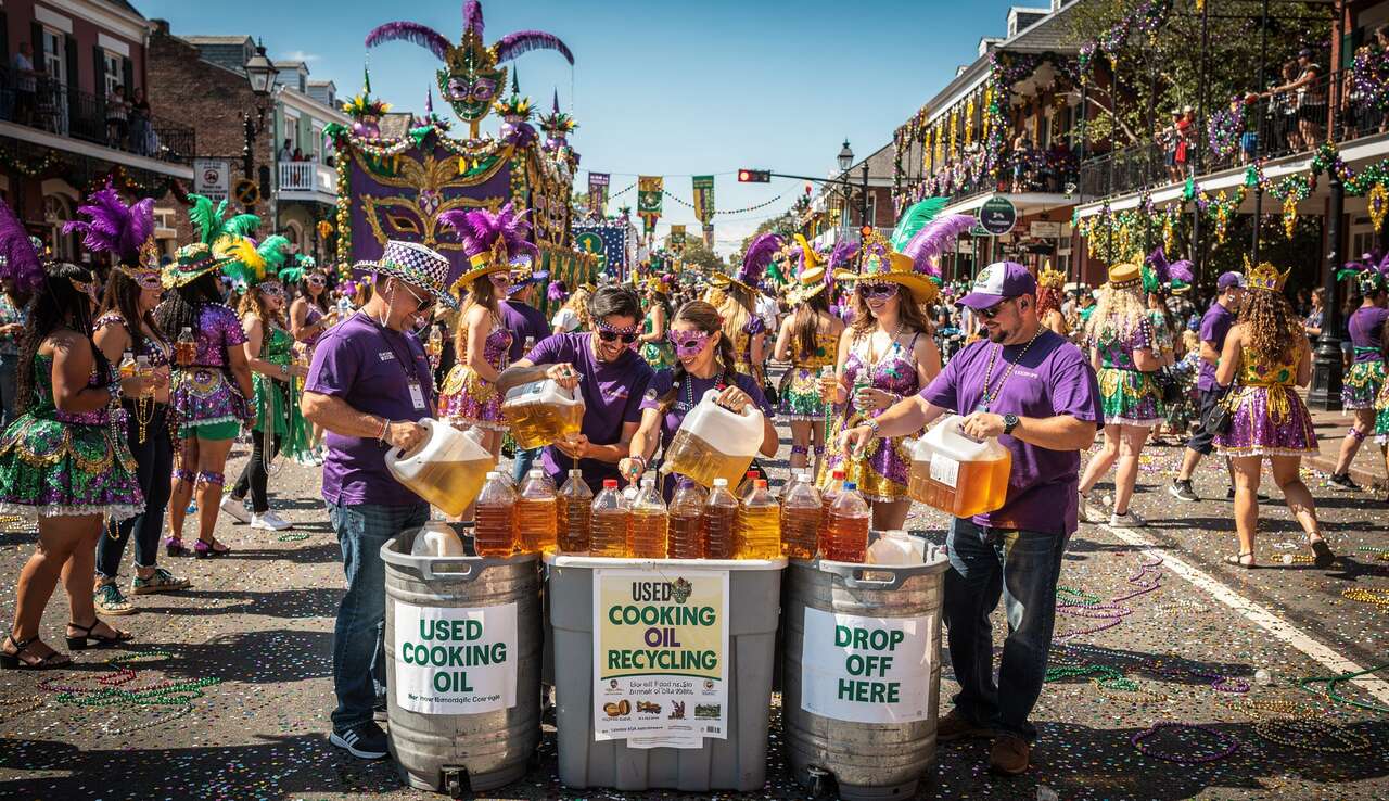 Points de collecte pour l'huile de friture usagée Points de collecte pour l'huile de friture usagée