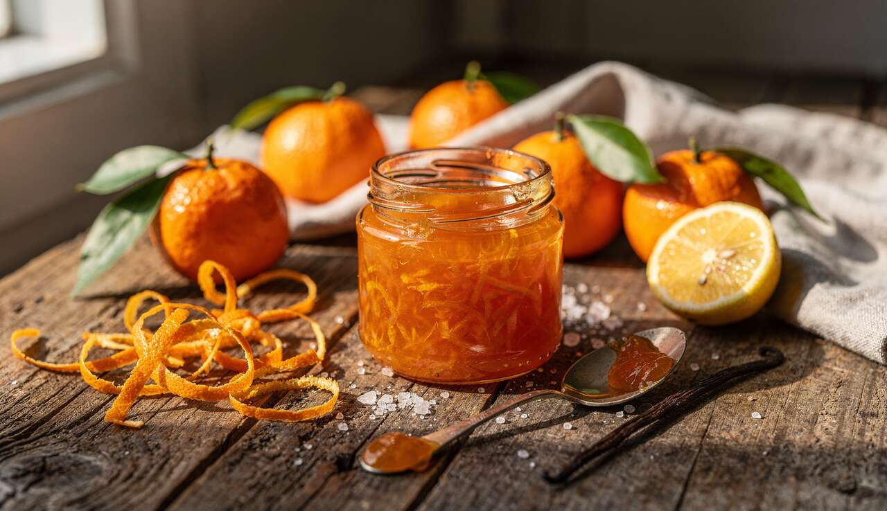 Recette anti-gaspi : confiture de clémentine au sirop et zestes confits