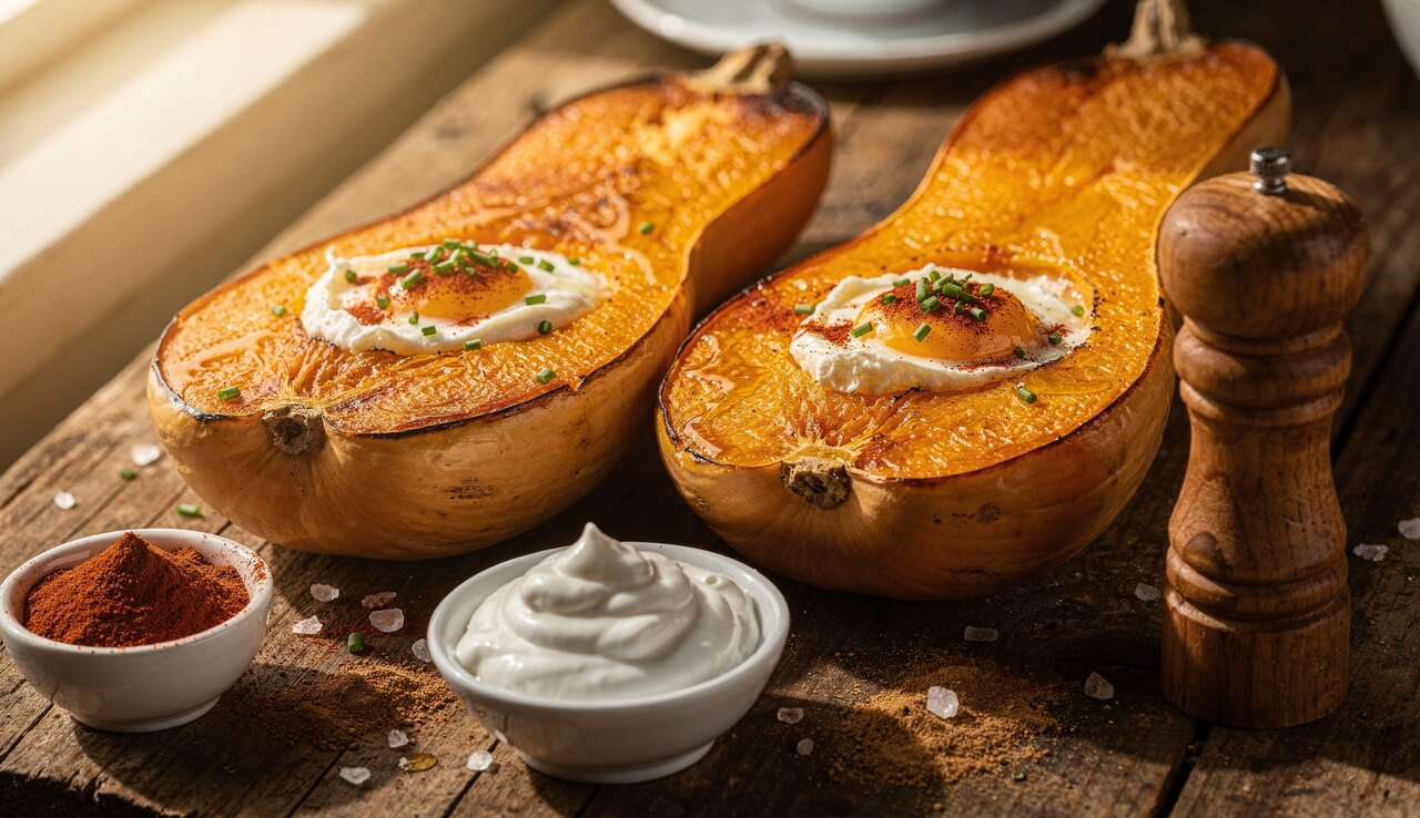 Butternut rôti en œuf cocotte : recette anti-gaspi
