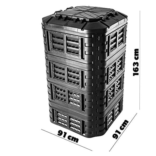 Découvrez l'efficacité du composteur KADAX 1260L : transformez vos déchets en compost organique et nourrissez votre jardin de manière responsable.
