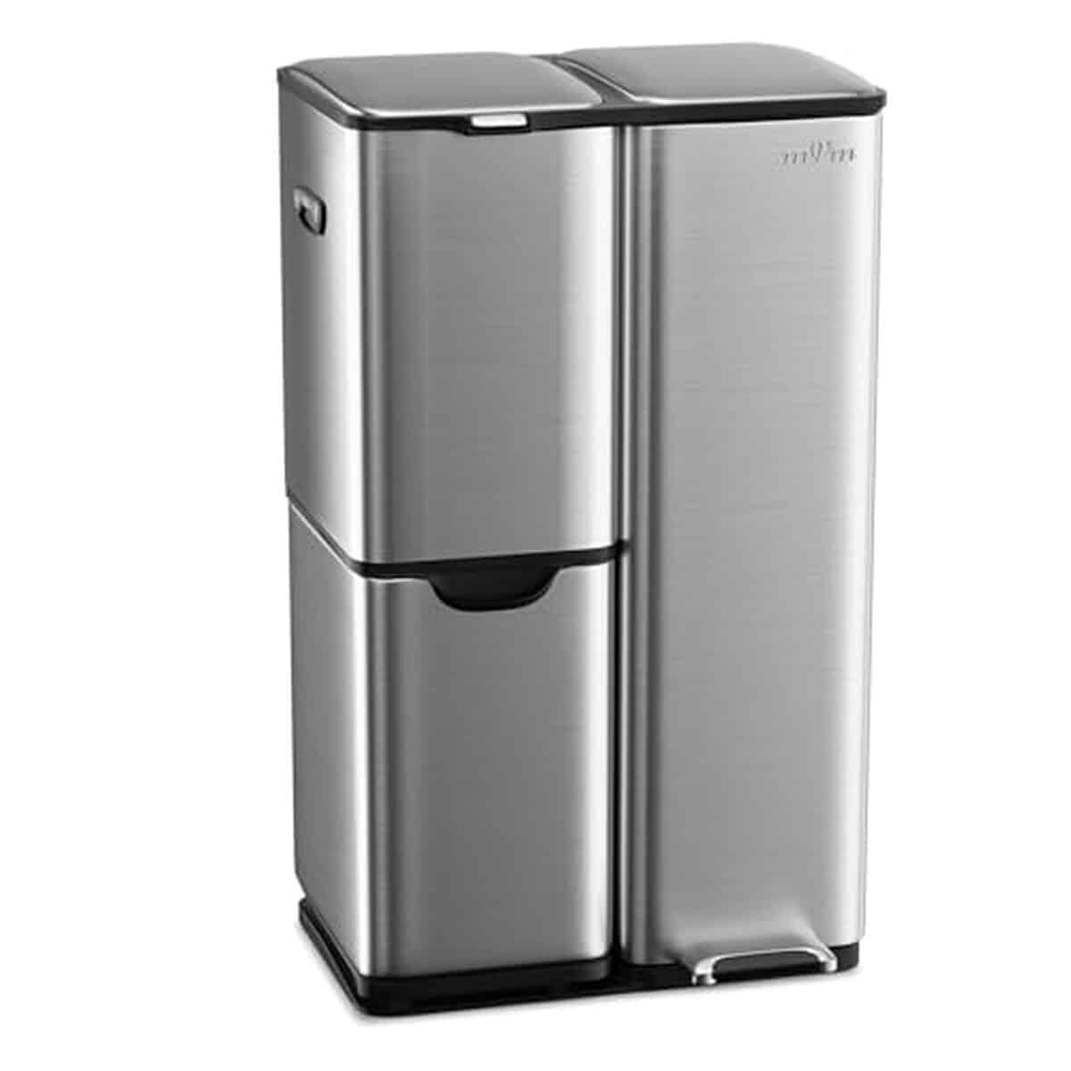 Test de la poubelle de tri mVm : triple compartiment 60L