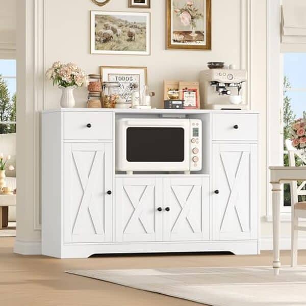 Découvrez notre analyse détaillée du meuble micro-ondes HOCSOK : pour un espace cuisine optimisé et bien organisé, un allié incontournable du quotidien