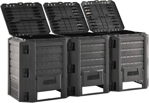 Découvrez le composteur Tidyard 1200 l, un allié durable pour transformer vos déchets organiques en engrais naturel de qualité. Efficacité garantie pour un jardin épanoui !
