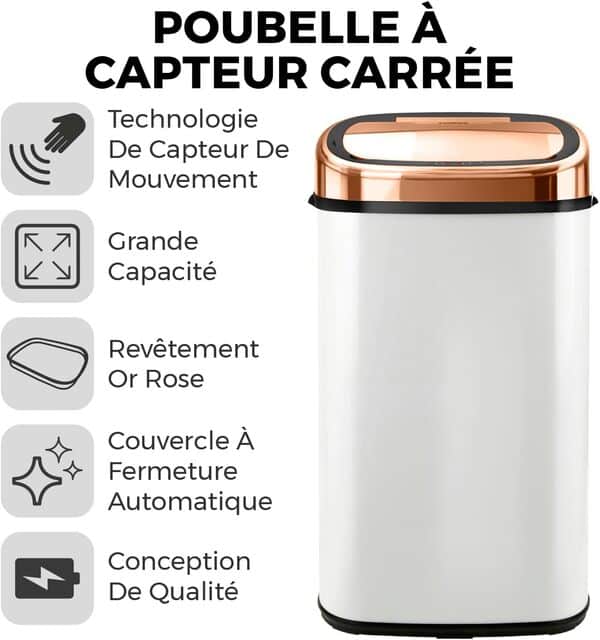 Découvrez notre analyse complète de la poubelle automatique Tower T80904RW : design moderne et fonctionnalités innovantes pour un intérieur tendance