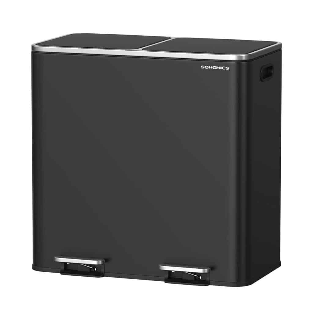 Test de la poubelle à double compartiment SONGMICS LTB730B82