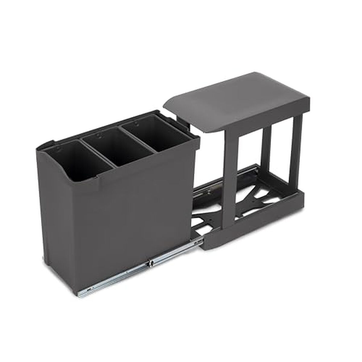 Test des poubelles de recyclage Emuca 3 x 10L : pratique et efficace