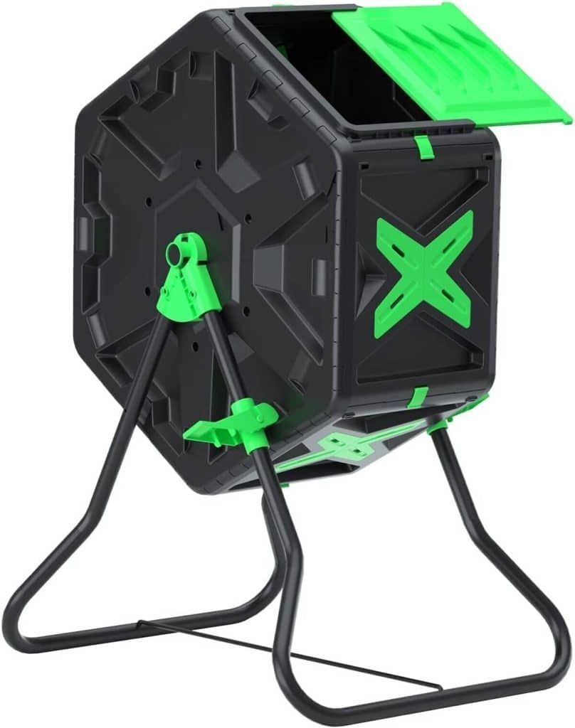 Test du composteur rotatif à double chambre 140 L : performance et rapidité