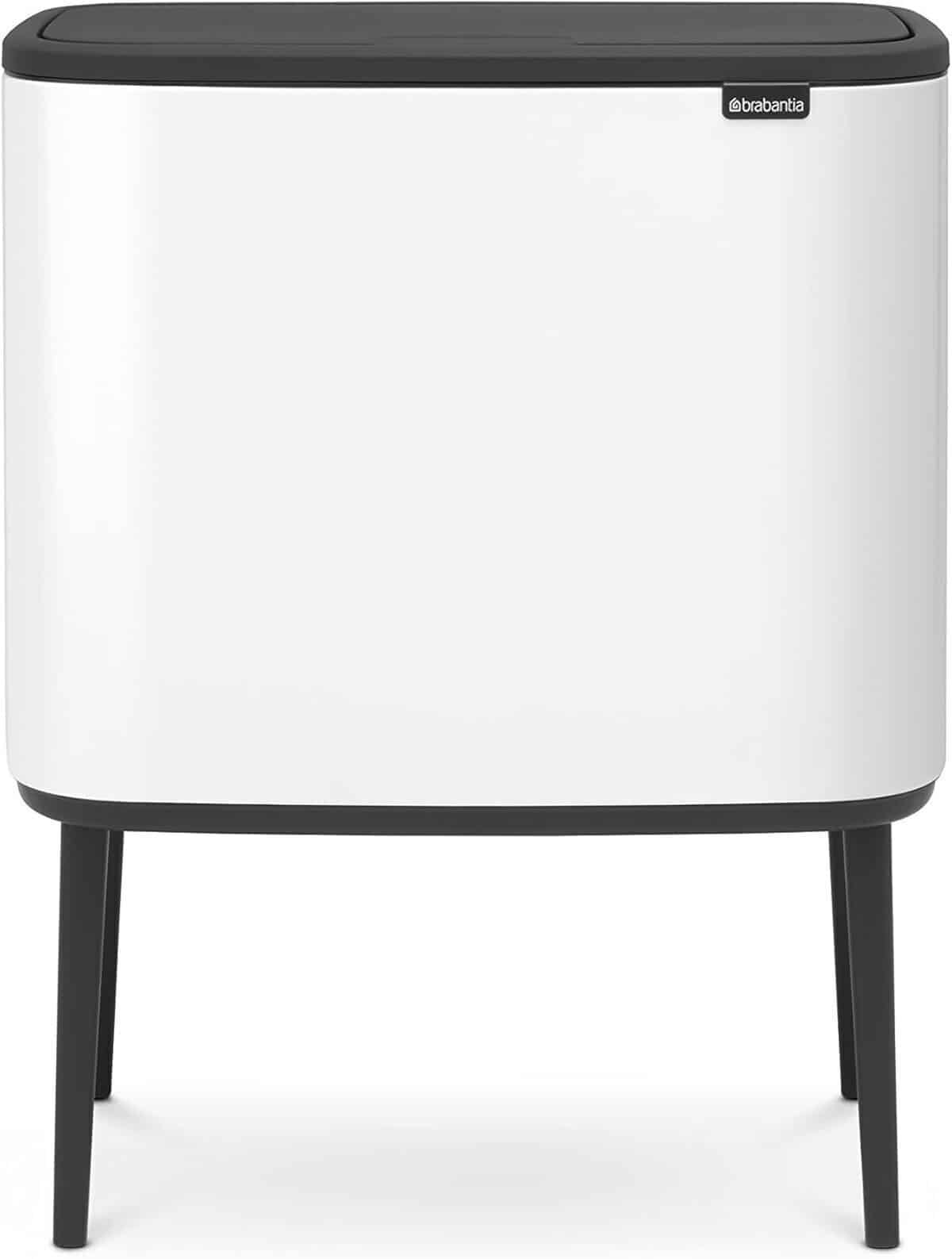 Test : poubelle Brabantia 313509 en acier inoxydable blanc