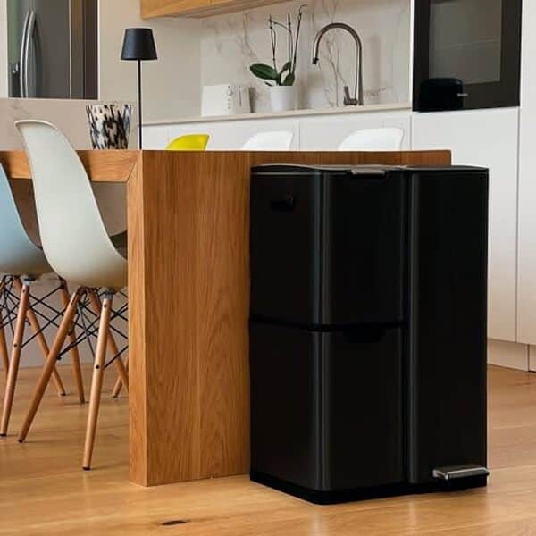 Découvrez notre évaluation complète de la poubelle tri sélectif Kitchen Move Haja 60L : praticité, design et efficacité au rendez-vous pour un recyclage optimal à la maison