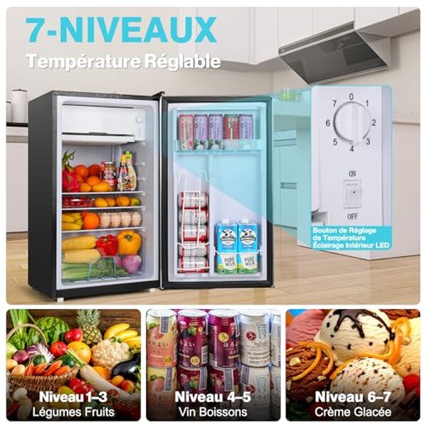 Découvrez pourquoi le petit frigo YASHE 92L est l'allié idéal : analyse complète de sa performance, de sa capacité et de son design pour une cuisine optimisée.