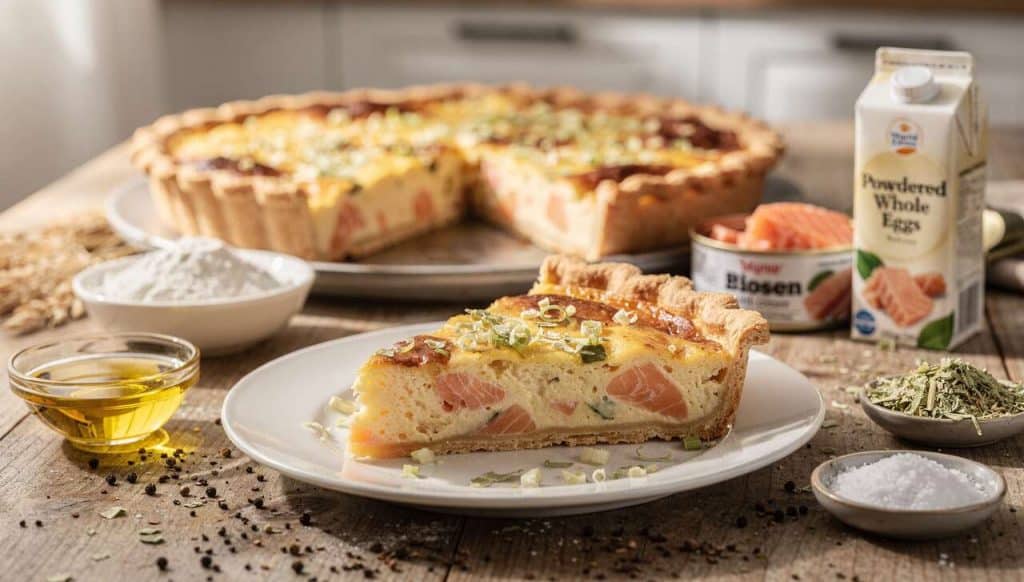 Recette : quiche saumon et poireaux anti-gaspillage
