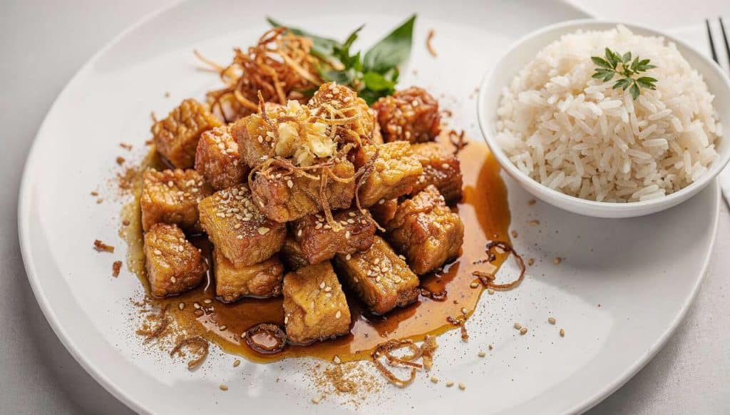 Porc au caramel végétarien : recette facile et bluffante