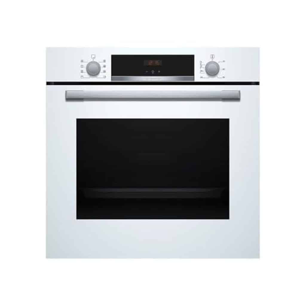Test du four encastrable Bosch HBA553BV3F blanc, série 4