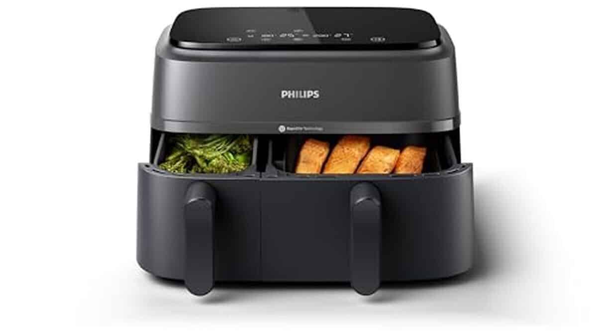Test : philips Airfryer 9L double panier
