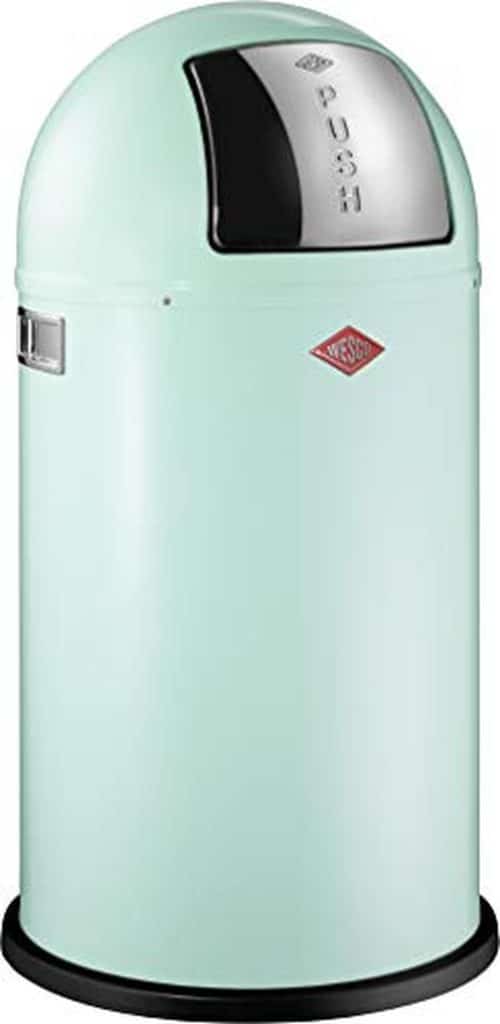Test poubelle automatique Wesco Push Boy menthe
