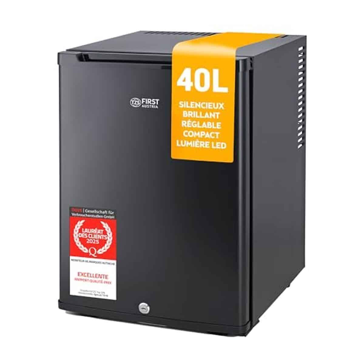 Test : tZS First Austria mini réfrigérateur 40L silencieux et pratique