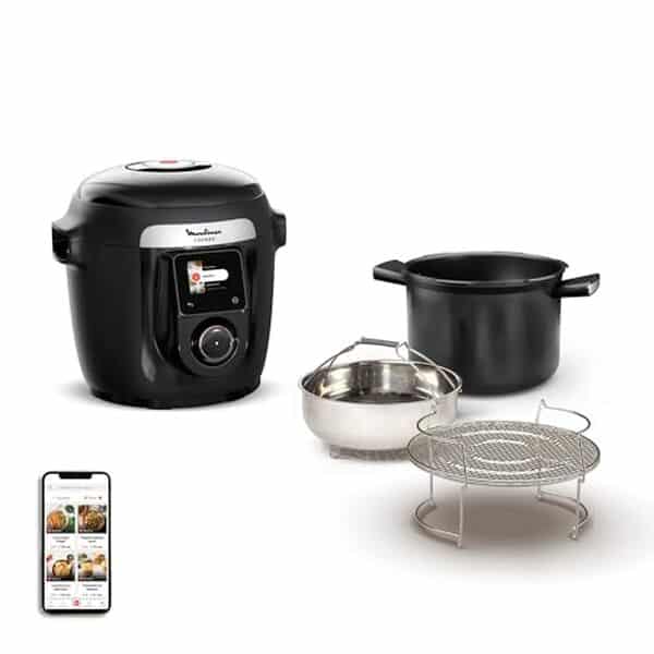 Découvrez notre test complet du Moulinex Cookeo Wi-Fi CE96G810 : un multicuiseur 10-en-1 innovant, pratique et connecté pour faciliter votre cuisine au quotidien.