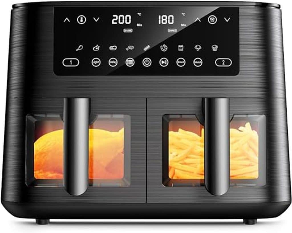 Test de la friteuse air fryer dual zone 9L avec écran tactile