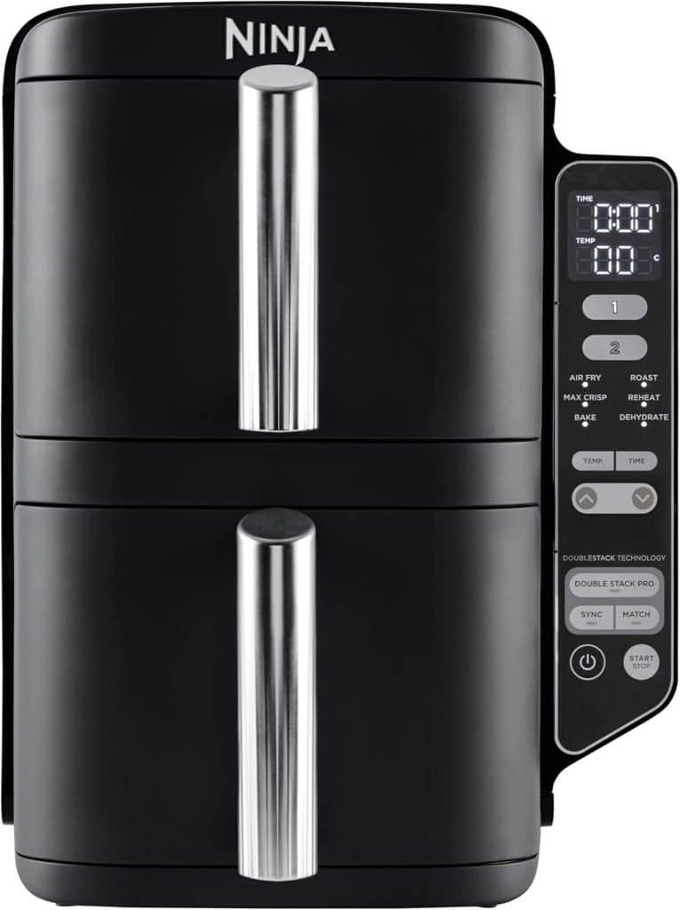 Test : friteuse Ninja SL300EU double stack à 2 tiroirs