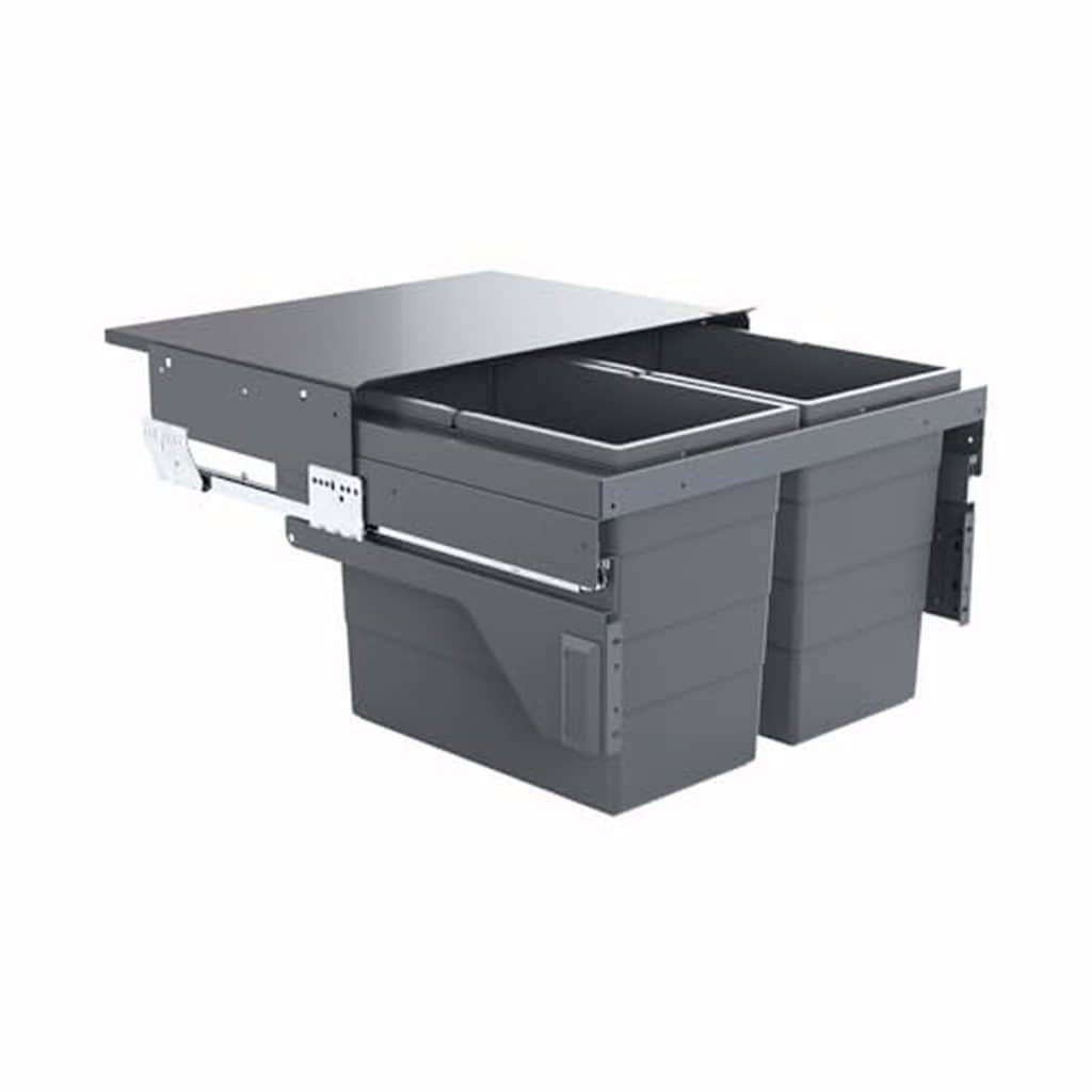 Test : poubelle de cuisine encastrable Hailo Cargo 60L