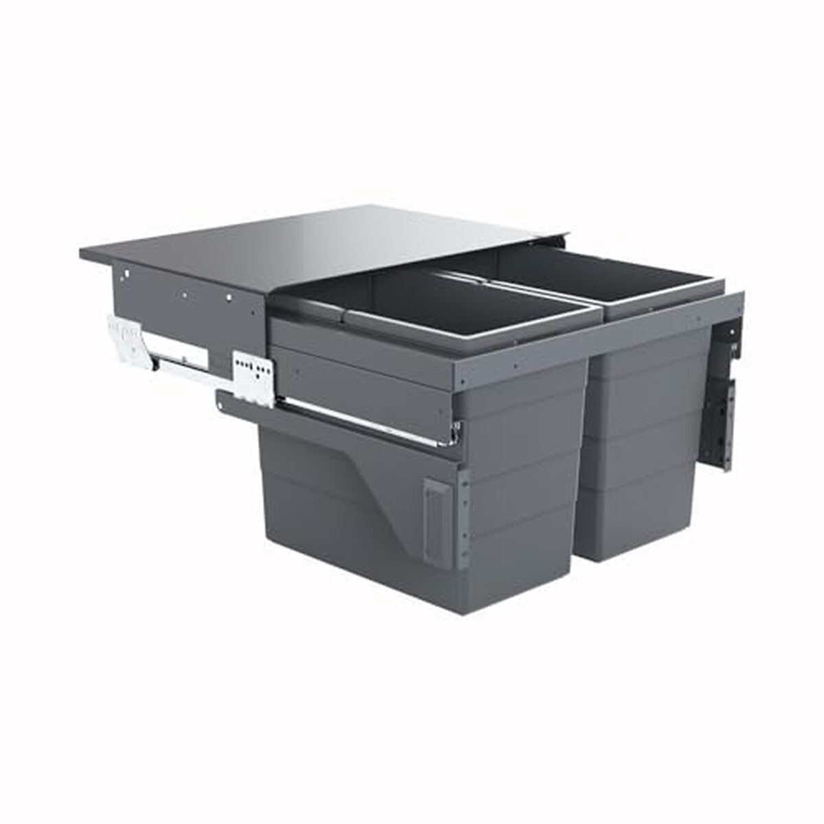 Test : poubelle de cuisine encastrable Hailo Cargo 60L