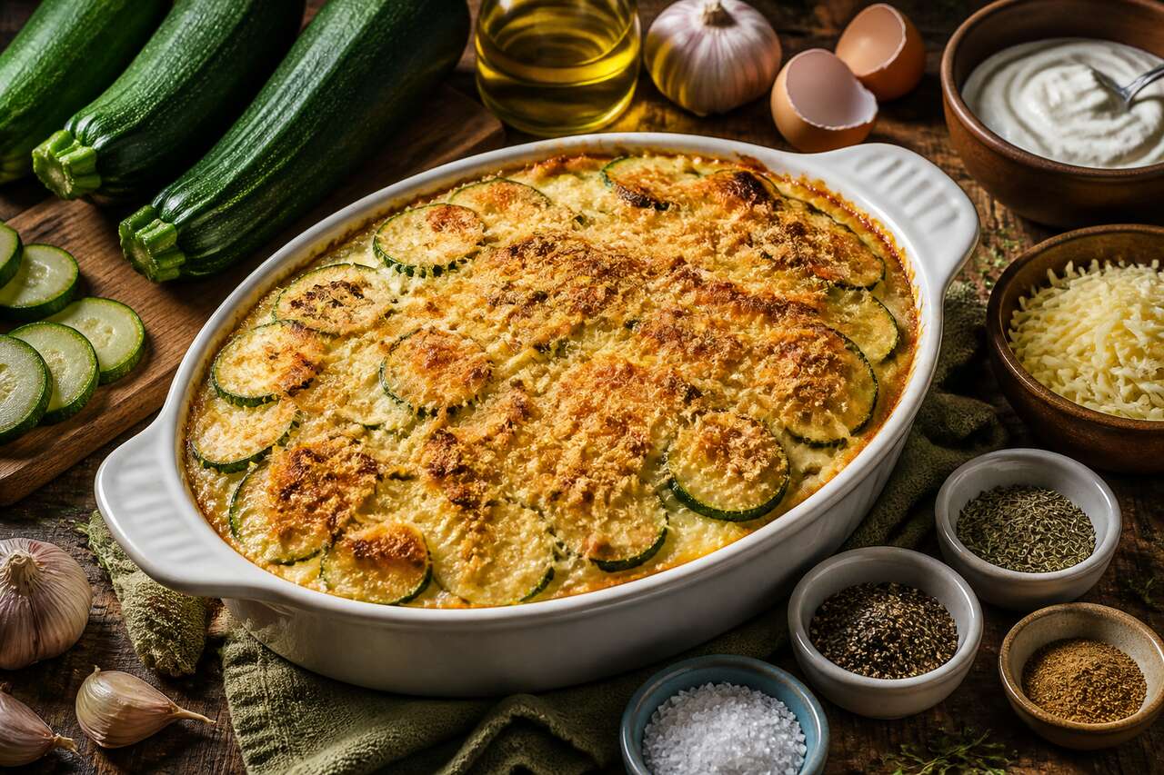 Gratin de courgettes : recette facile et anti-gaspi