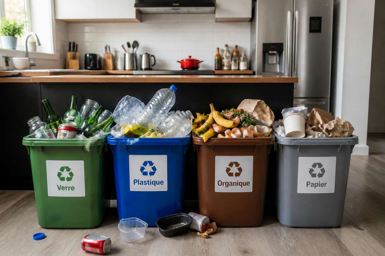 Les erreurs fréquentes dans le tri et l’évacuation des déchets en cuisine