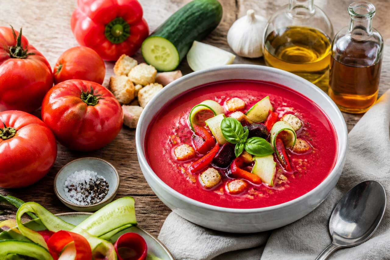Gaspacho anti-gaspi : recette colorée et durable