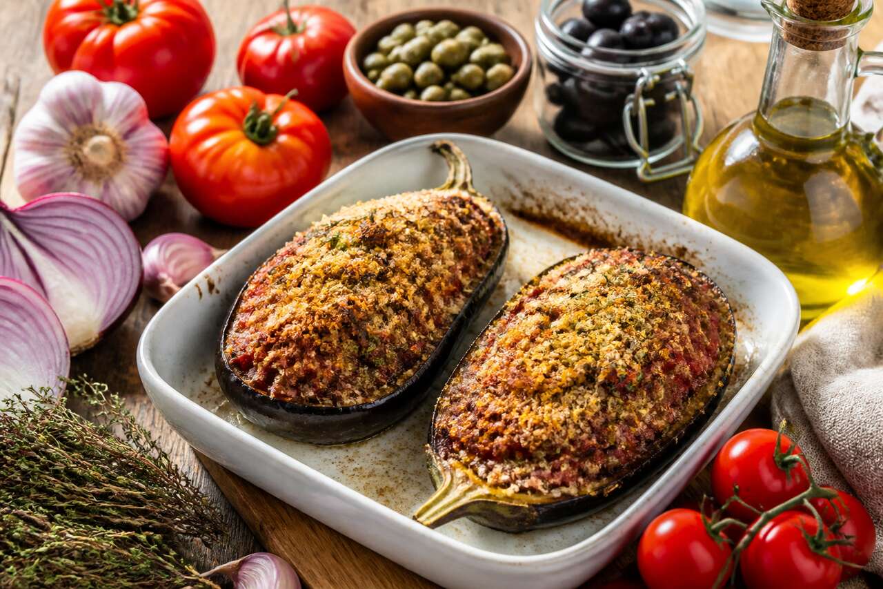Aubergines provençales au four : recette anti-gaspi