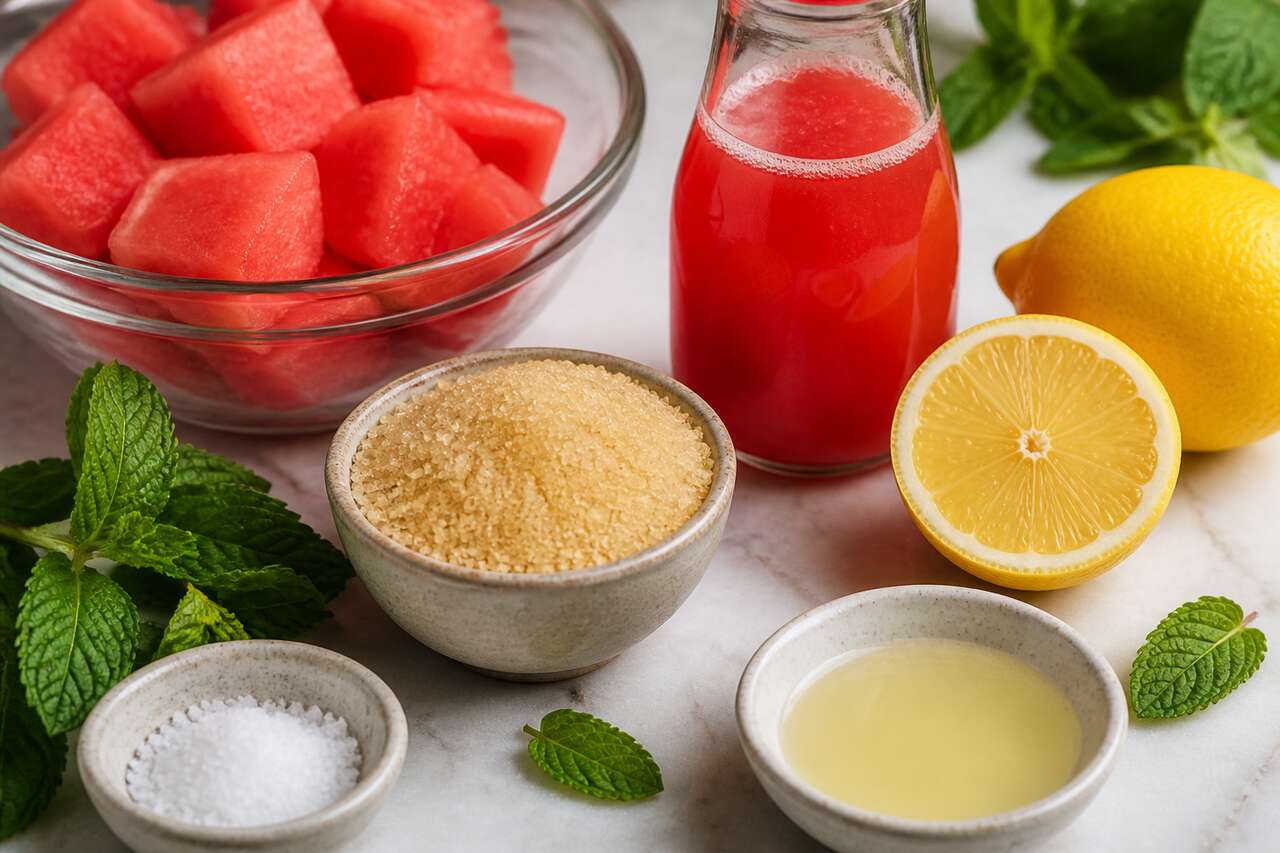 Recette : sirop cru de pastèque anti-gaspi