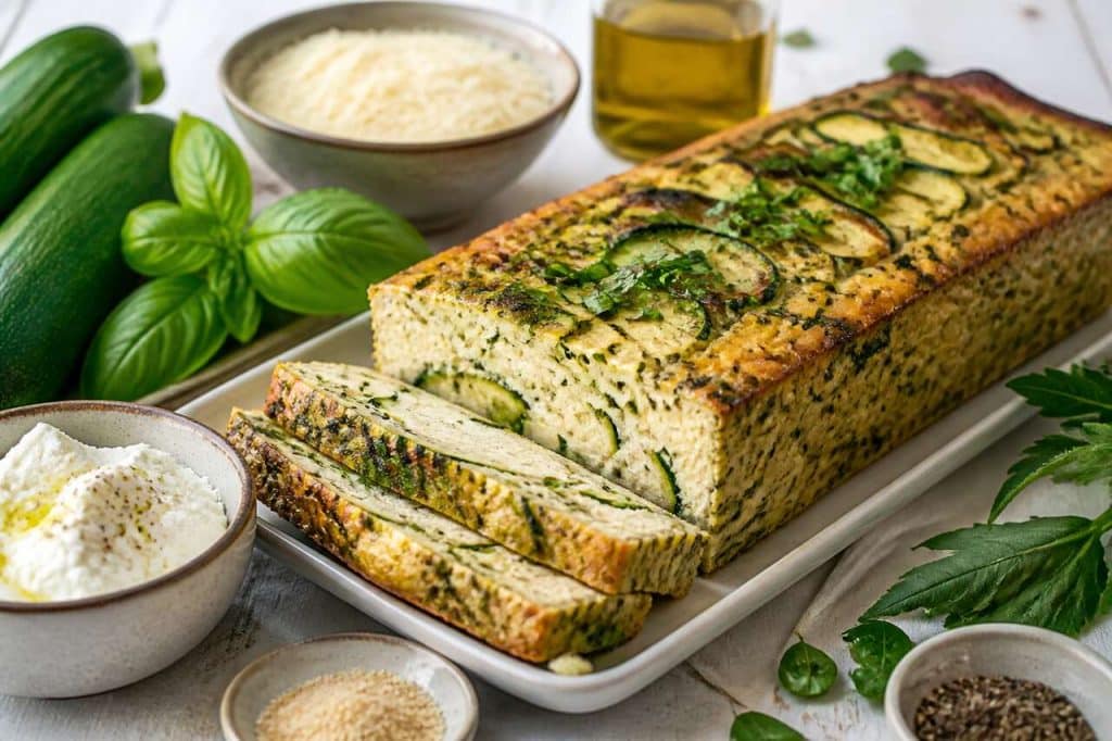 Recette de terrine basilic et courgette anti-gaspi