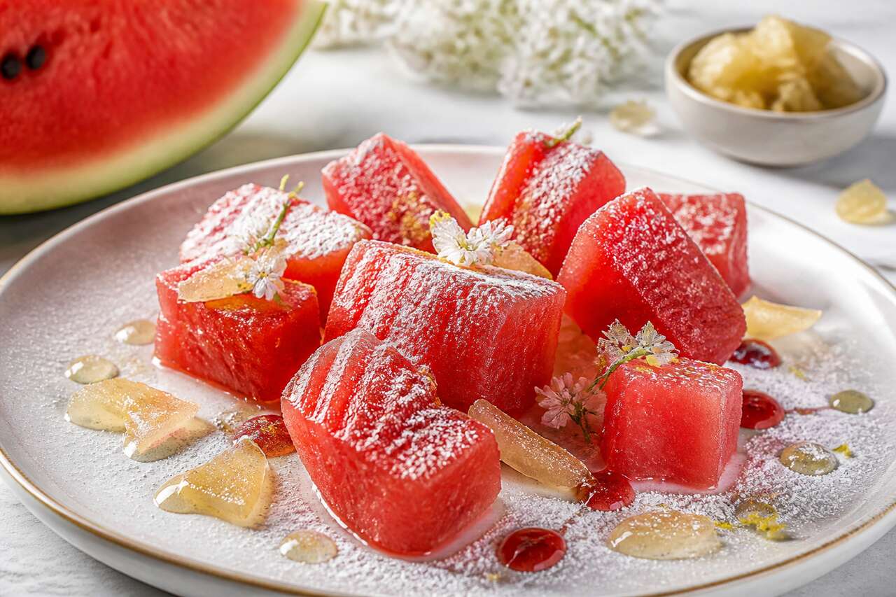 Bonbons pastèque : recette anti-gaspi innovante