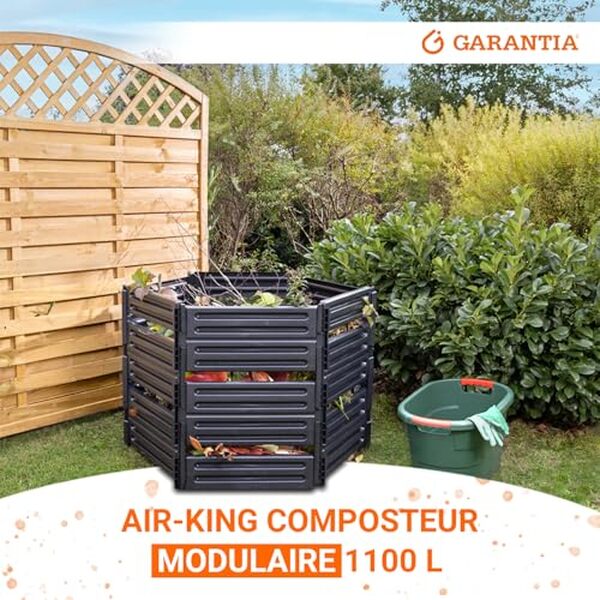 Découvrez notre test détaillé du composteur modulaire Garantia Air-King 1100 L noir. Performance, avantages et avis pour bien composter vos déchets.