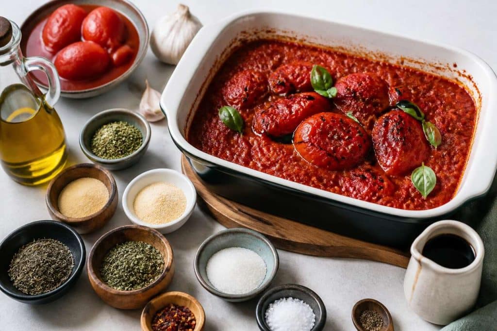 Recette anti-gaspi : sauce tomates au four délicieuse