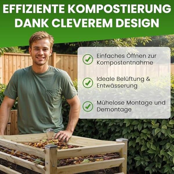 Découvrez notre test complet du composteur Riegelsberger en bois de mélèze : efficacité, design élégant et avis détaillés pour un jardin écologique et stylisé. 