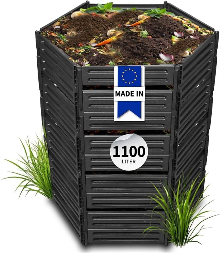 Test : composteur modulaire Garantia Air-King 1100 L noir