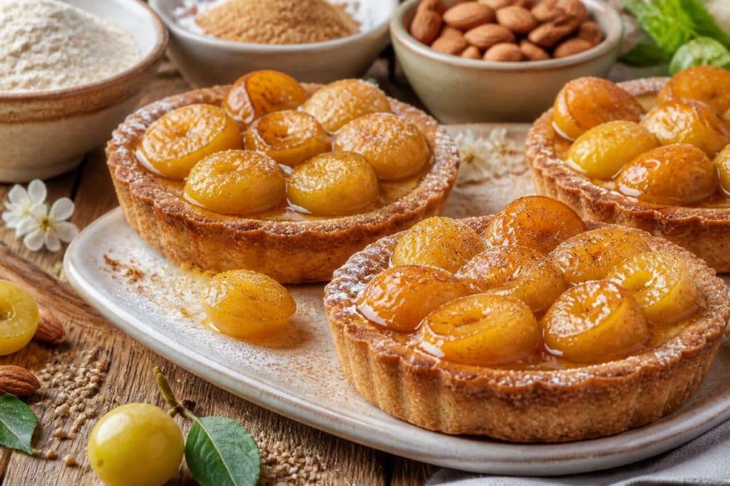 Tartelettes de sarrasin aux mirabelles : recette anti-gaspi