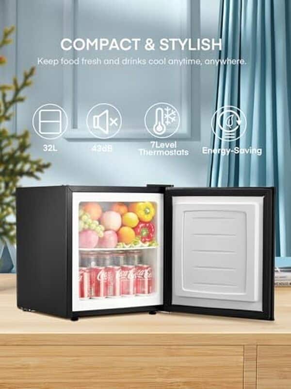 Découvrez notre test du mini congélateur FOHERE 32L : performances, consommation énergétique et praticité d'un appareil compact idéal pour petits espaces.
