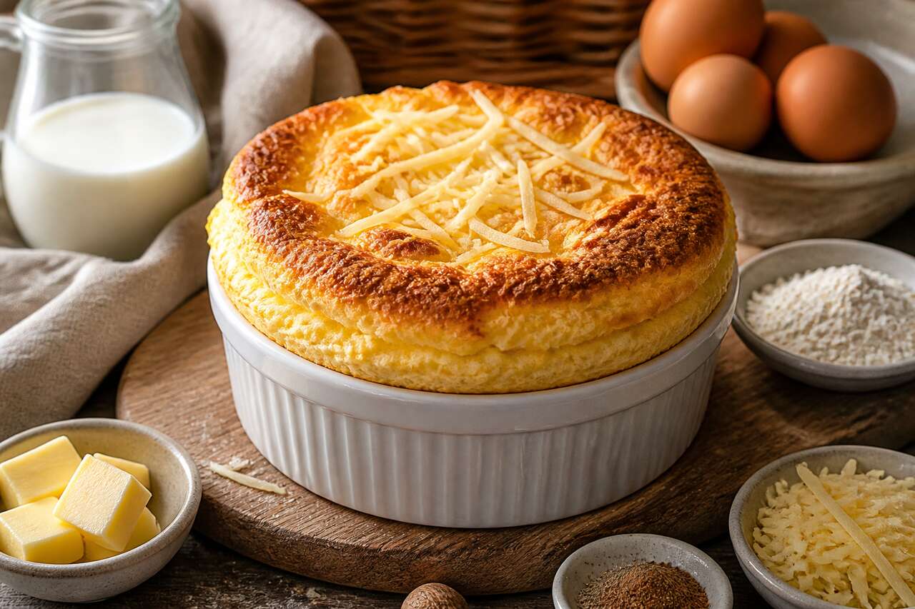 Soufflé au fromage : recette anti-gaspi facile et délicieuse