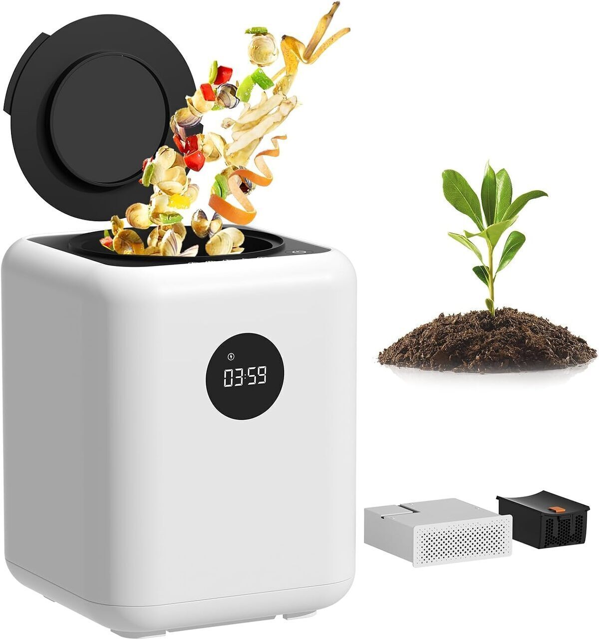 Test du composteur électrique intelligent de cuisine 3 L : efficacité et propreté