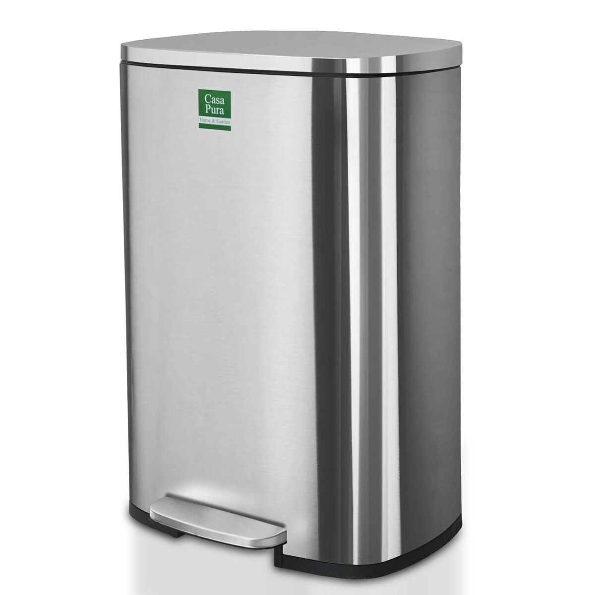 Test : poubelle casa pura Dirk 62L en acier inoxydable