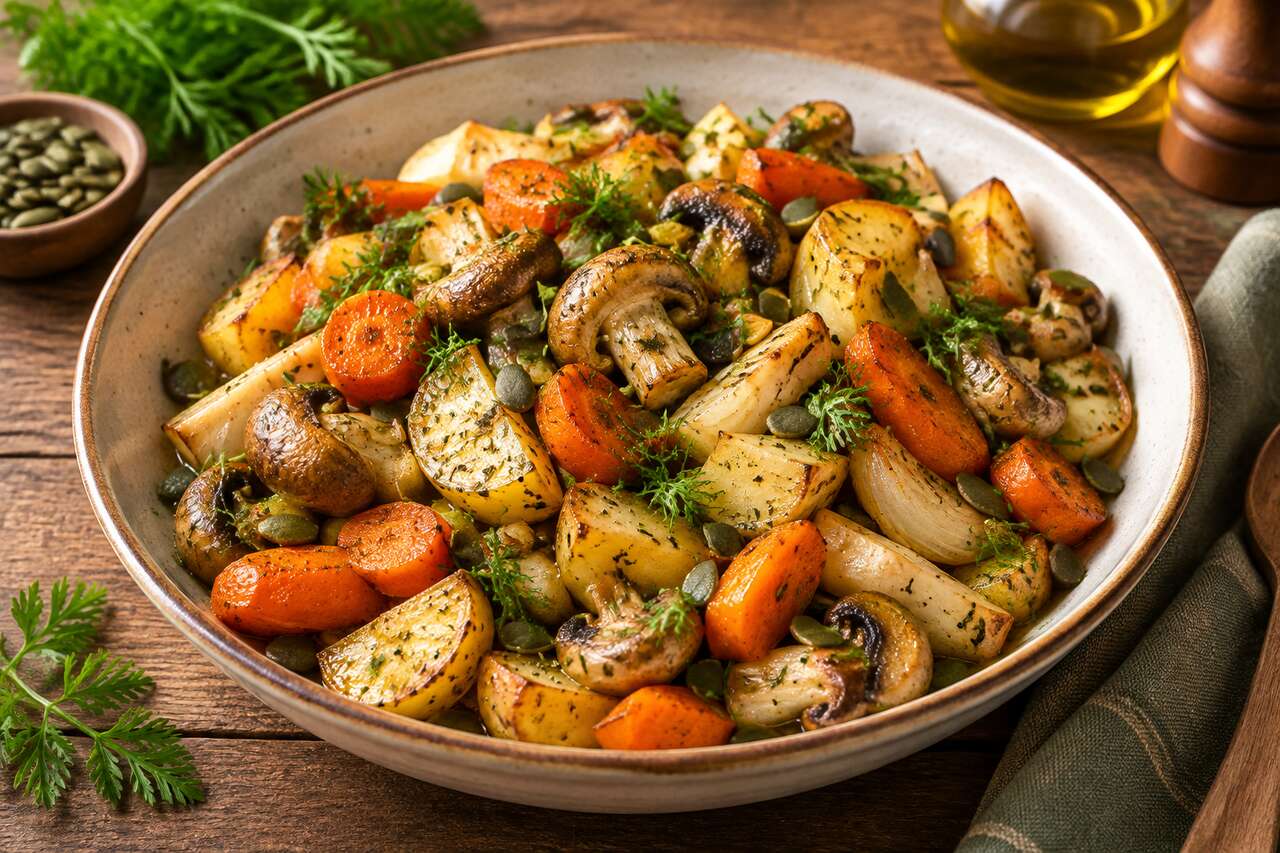 Poêlée de légumes d'automne anti-gaspi : recette savoureuse