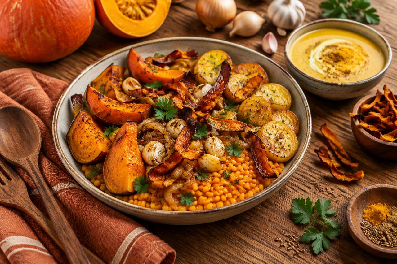 Batch cooking végétarien : recettes d'automne anti-gaspi